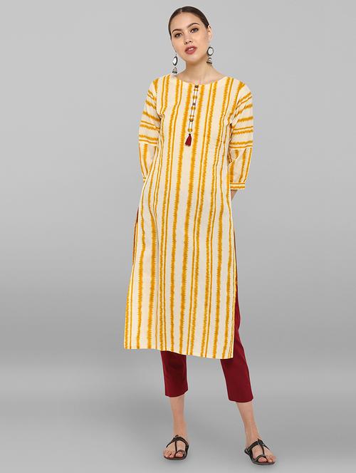 striped kurta pant set - 16765173 - Very Small Image - 1