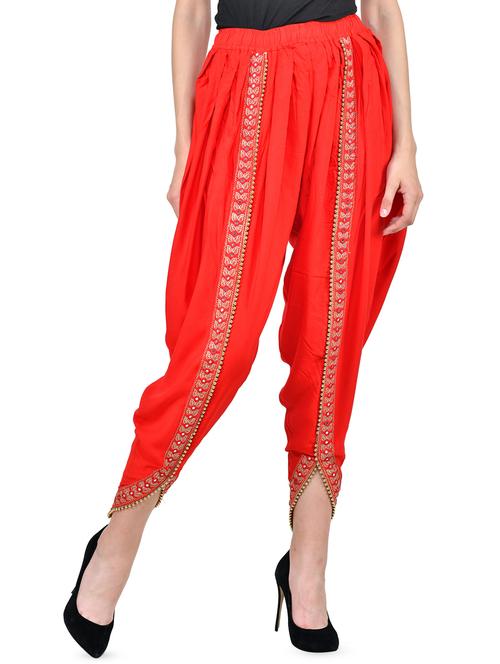 mirror work dhoti salwar - 16765246 - Very Small Image - 1