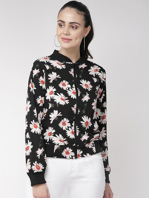 long sleeved floral jacket - 16765256 - Very Small Image - 1