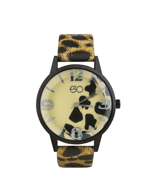 e2o fancy leopard print analouge women's watch - 16766451 - Very Small Image - 1