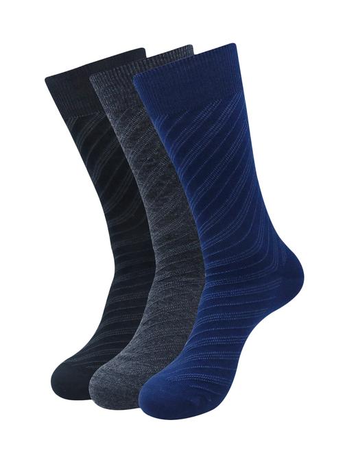 Men Multi Colored Wool Above Ankle Length Socks - 16766550 - Very Small Image - 1