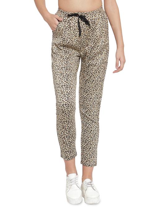 drawstring animal print trouser - 16767201 - Very Small Image - 1