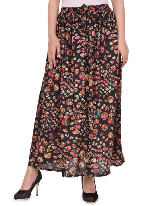 high rise polka dot a-line skirt - 16767668 - Very Small Image - 1