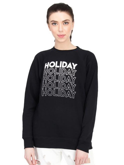 crew neck quirky sweatshirt - 16770609 - Very Small Image - 1