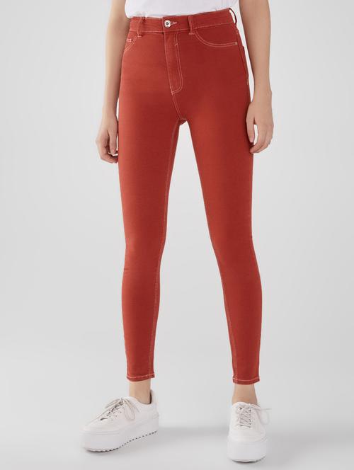 high rise solid jean - 16771501 - Very Small Image - 1