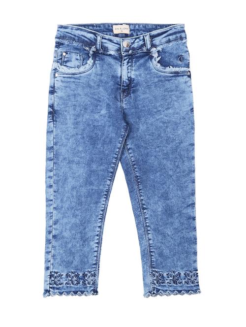 acid washed three fourths shorts  - 16772639 - Very Small Image - 1