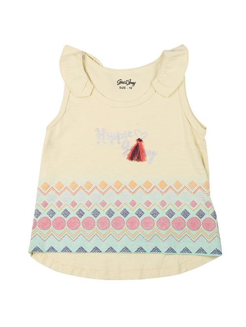 tassel detail cotton blend regular tees  - 16772676 - Very Small Image - 1