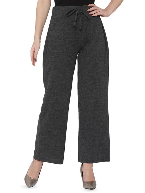 drawstring waist solid  palazzo - 16773981 - Very Small Image - 1