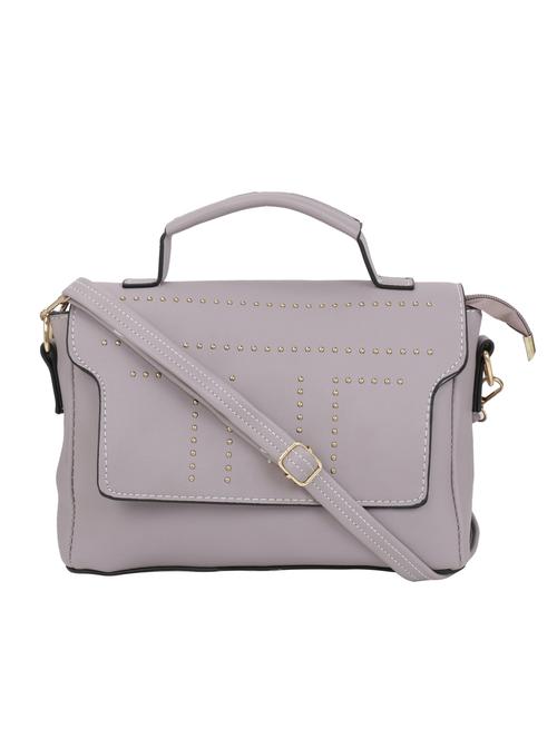 grey leatherette regular sling bag - 16774055 - Very Small Image - 1