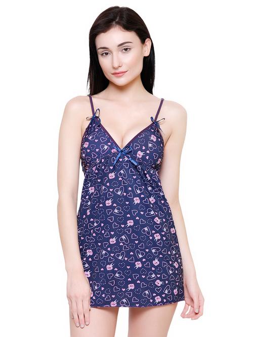 bow patch floral babydoll - 16774956 - Very Small Image - 1