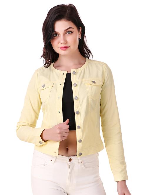 long sleeved pocket detail denim jacket - 16775995 - Very Small Image - 1