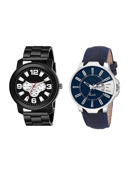 adk lk-23-ad-12 blue & black color dial formen - 16778435 - Very Small Image - 1