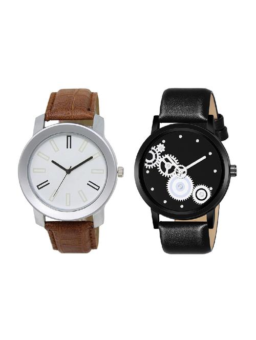 adk ad-02-mt-07 brown & black color dial formen & boys - 16778627 - Very Small Image - 1