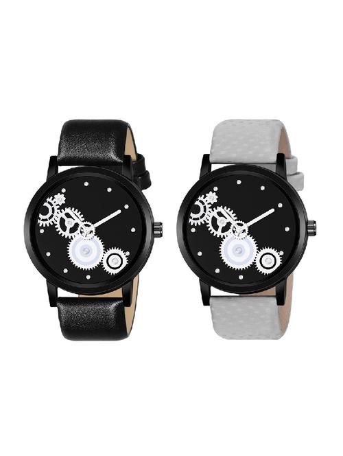 adk mt-08-07 grey & black color dial formen & boys - 16778659 - Very Small Image - 1