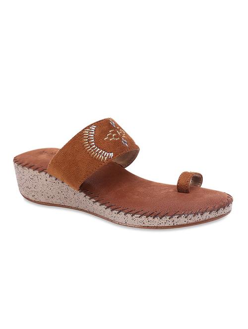 tan one toe wedges - 16779553 - Very Small Image - 1