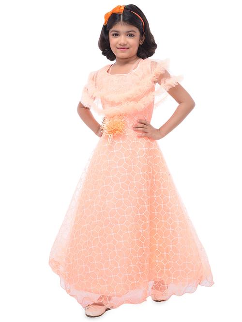 pink net party gown - 16781484 - Very Small Image - 1