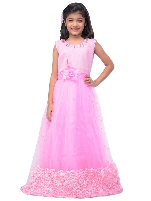 pink net party gown - 16781504 - Very Small Image - 1
