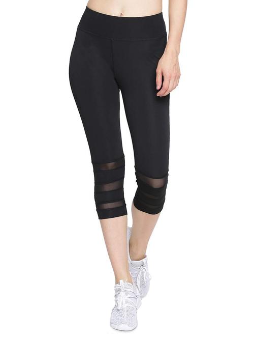 high rise solid capri leggings - 16782257 - Very Small Image - 1