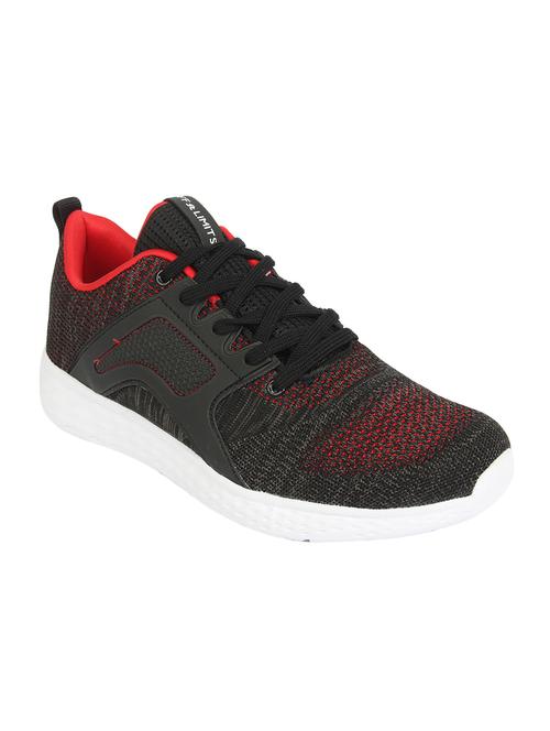 black fabric lace up sport shoes - 16783356 - Very Small Image - 1
