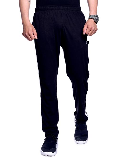 black side striped full length track pant - 16783439 - Very Small Image - 1