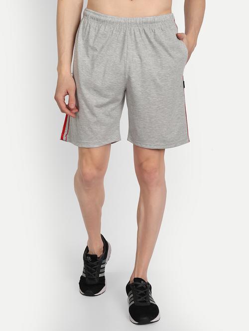 grey side striped shorts - 16783447 - Very Small Image - 1