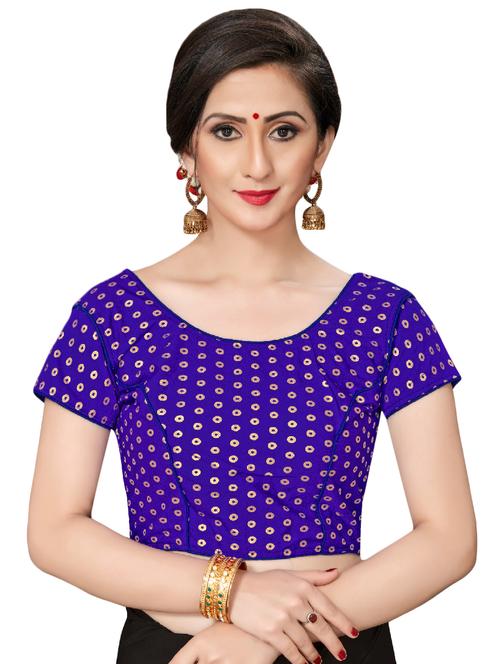 self design blouse - 16784052 - Very Small Image - 1