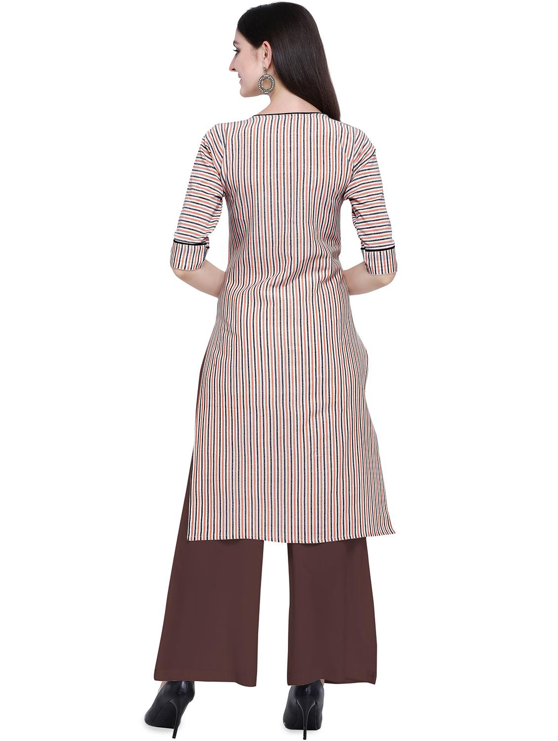 women's front slit kurta - 16785704 - Zoom Image - 2