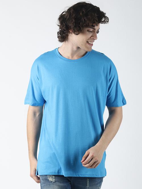 blue solid t-shirt - 16785803 - Very Small Image - 1