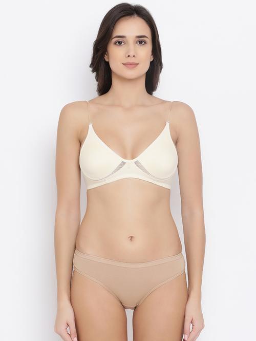 bow patch bra and panty set - 16786349 - Very Small Image - 1