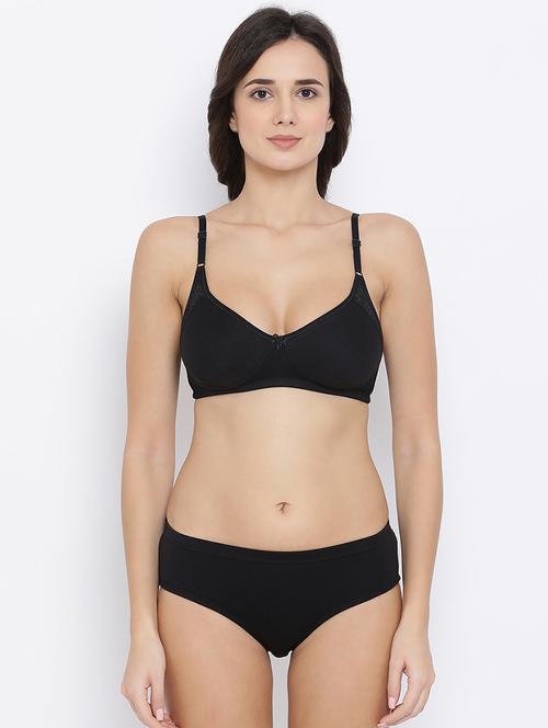 bow patch bra and panty set - 16786514 - Very Small Image - 1