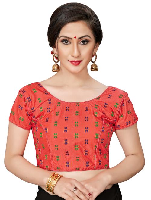 self design blouse - 16787138 - Very Small Image - 1