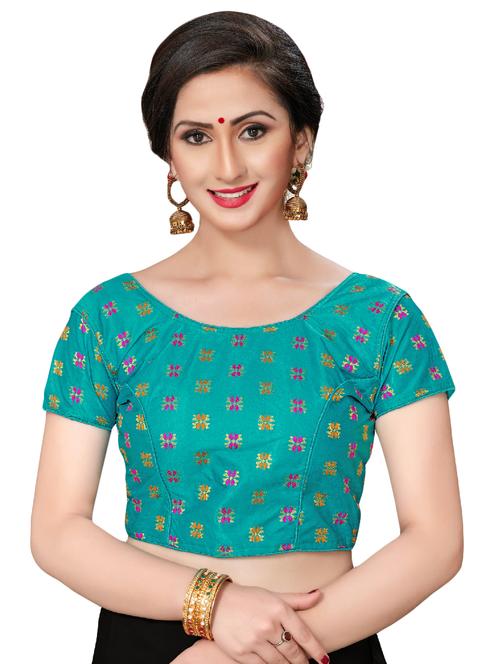 self design blouse - 16787141 - Very Small Image - 1