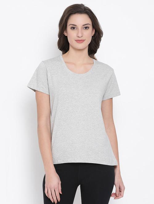 women's plain round neck t-shirt - 16788288 - Very Small Image - 1