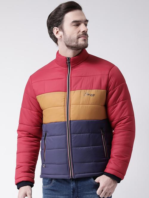 multi color block quilted jacket - 16790061 - Very Small Image - 1
