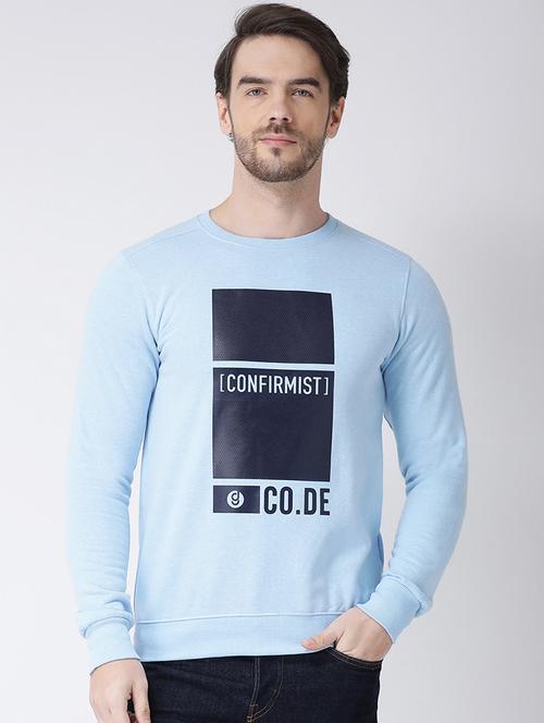 blue chest printed sweatshirt - 16790185 - Very Small Image - 1