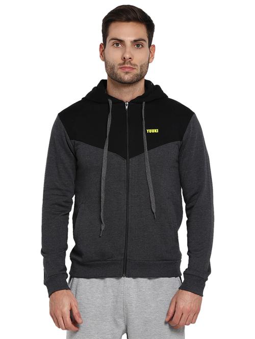 grey color block sweatshirt - 16790298 - Very Small Image - 1