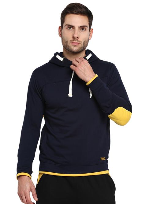 navy blue solid sweatshirt - 16790322 - Very Small Image - 1
