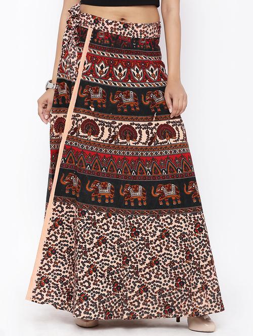printed long skirt - 16791058 - Very Small Image - 1