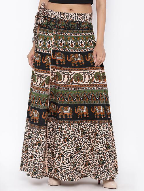 printed long skirt - 16791059 - Very Small Image - 1