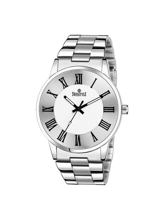 swisstyle  analog black dial men watch-ss-gr913-blk-slv-ch - 16791340 - Very Small Image - 1