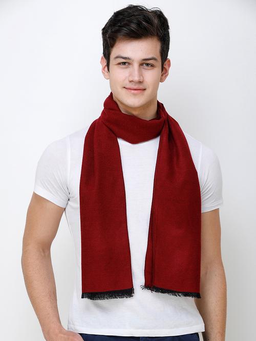 red solid viscose muffler - 16791583 - Very Small Image - 1