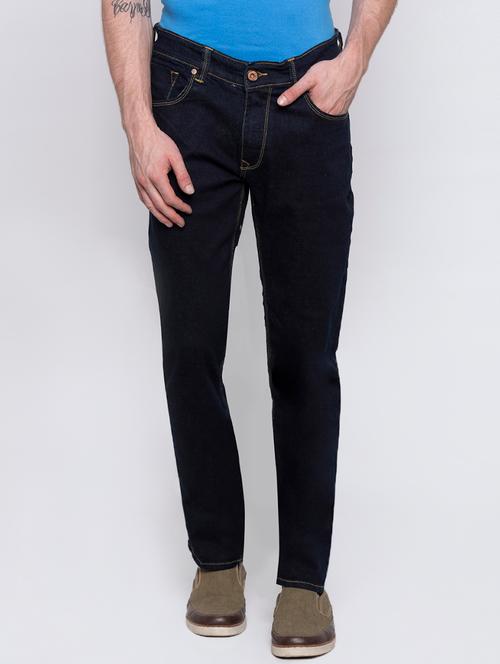 navy blue plain denim jeans  - 16792184 - Very Small Image - 1