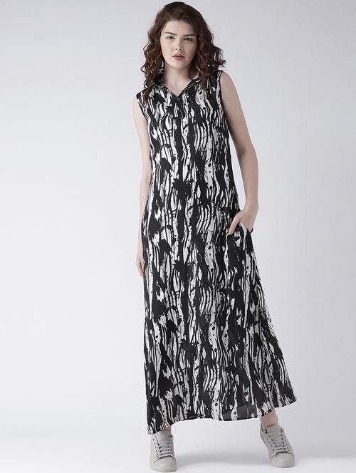 pocket detail printed maxi dress  - 16792366 - Very Small Image - 1