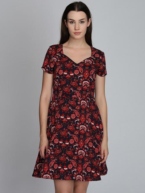 women's shift color block dress - 16792437 - Very Small Image - 1