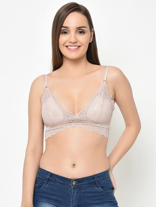 lace detail regular bra  - 16794164 - Very Small Image - 1