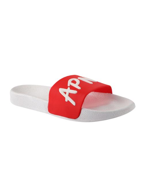 red rubber slip on flip flops - 16794531 - Very Small Image - 1