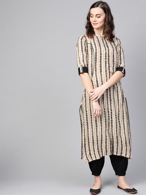 printed kurta salwar set - 16797231 - Very Small Image - 1