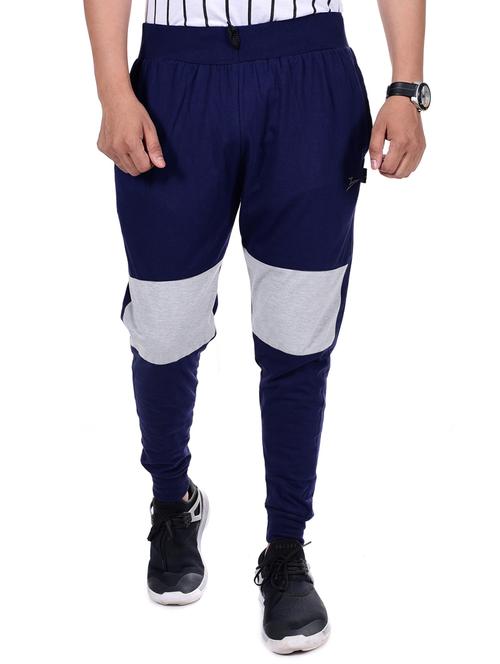 navy blue color block jogger - 16799763 - Very Small Image - 1