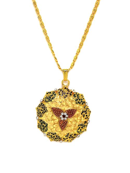 gold metal pendant - 16801295 - Very Small Image - 1