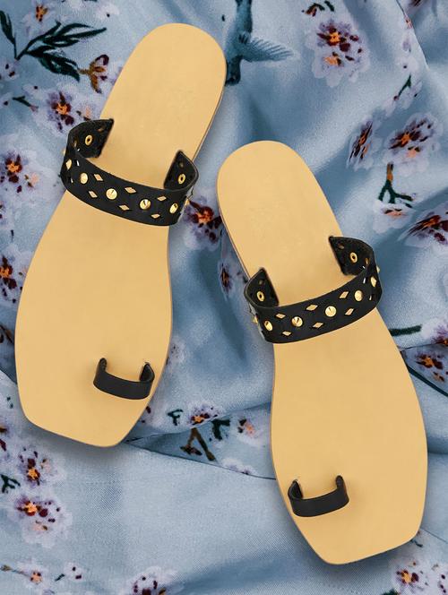 black one toe sandals - 16801563 - Very Small Image - 1